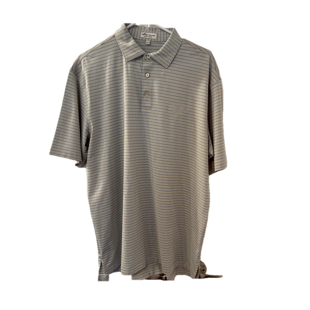 Peter Millar Summer Comfort Men's Striped Polo Shirt  Size L